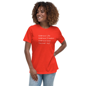 Discover Joy! Women's Relaxed fit short sleeve t-shirt