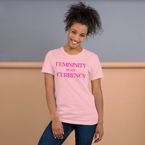 Femininity Currency short-sleeve t-shirt