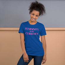 Load image into Gallery viewer, Femininity Currency short-sleeve t-shirt
